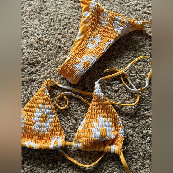 Yellow Floral Bikini Set - Picture 3 of 3